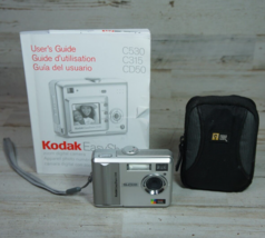 Kodak EasyShare C315 Digital Camera *PARTS/REPAIR* w/ Manual - £8.58 GBP