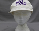Vintage Corduroy Hat - Elks Club Purple Script - Adult Snapback - $35.00