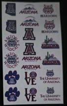 2025 Arizona Wildcats Promo 10 Different Designs》Nail Art Decals - $167.61 MXN