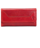 New Melissa Continental Snap Leather Wallet red - £86.24 GBP