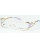X-iDE Immagine WASTY C4 Blanco / Oro / Lavanda Gafas Marco 52-16-125mm Italia - $159.38