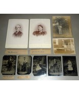 Buskirk Family, Milt, Jennie (8) Cabinet Photos, Tintypes - Philadelphia... - $1,656.24 MXN