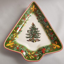 Spode Christmas Tree Shaped Dish New In Box 7.75" - $23.38