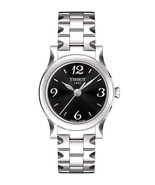 NEW* Tissot Womens T028.210.11.057.00 Black Dial Stainless Steel Watch M... - $375.00