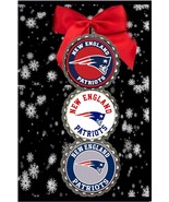 New England Patriots ornaments decor ornament holidays decorations chris... - $15.08 CAD