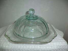 Federal Green Glass Butter Dome 1976 - $29.99