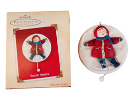 Snow Angel Ornament 2003 Hallmark Keepsake Ornament &quot;Snow Angel&quot;Arms &amp; Legs Move - £8.28 GBP