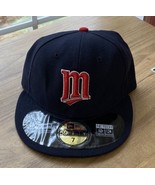 New Era 59fifty Minnesota Twins Official On Field Hat Cap Baseball M SIZ... - £27.23 GBP