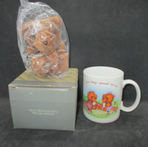 AVON Teddy Bear Hug mug - Coffee Cup &amp; Plush Bear - &quot;your berry special to me&quot; - £4.99 GBP