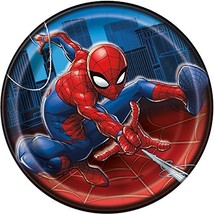 Unique Spider-Man Round 7 Inch Dessert Plates [8 Per Pack] - $7.84