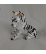 Vintage Bone China Zebra Figure 3.5&quot; made in Taiwan - €10,34 EUR