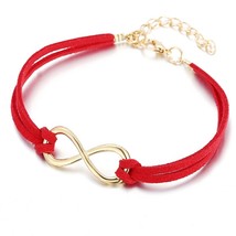 CHENFAN bijouterie jewelery Red Lucky number 8 woven knot bracelet for women&#39;s c - $11.27