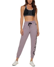 $60 Calvin Klein Performance Women&#39;s Flocked Logo Jogger Pants Size XL (STAINED) - £22.90 GBP