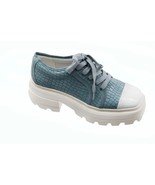 Women Sneaker Katy Perry The Geli Solid Sneaker Size 8.5 Blue/White Dist... - $555.84 MXN