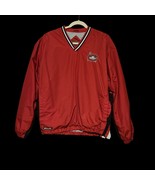 Holloway Red Catfish Embroidered Pullover Jacket W/ Side Zipper &amp; Black ... - $444.39 MXN