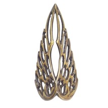 Set of Vintage Brass Angel Wings Brass Corner Protector Furnitute Corner... - $44.00+