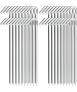 9" Heavy Duty Tent Stakes 40 Pack Galvanized Steel Ground Anchors Camping - $32.83