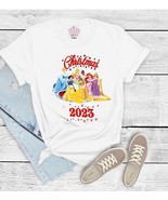 Christmas Princess shirt | Princess Cinderella, Ariel, Belle, Snow White... - £11.74 GBP+
