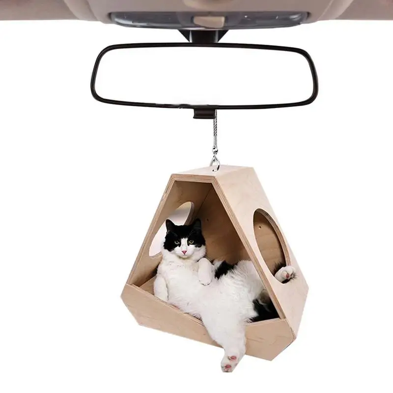 Cat Car Hanging Accessories Cute Cat Dog Pendant With Balloons Car Pet - £7.12 GBP+
