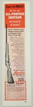 1955 Print Ad Marlin All Purpose Shotguns Model 55-Hunter New Haven,CT - £8.69 GBP