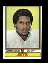 1974 Topps #175 Burgess Owens Vgex (Rc) Ny Jets (Oc) *X88991 - $3.42