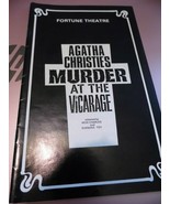 January 1977- Fortune Theatre Playbill -Christie&#39;s MURDER at the Vicarag... - $171.06 MXN