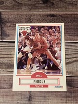 1990-91 Fleer Chicago Bulls Basketball Card #29 Will Perdue - £1.17 GBP