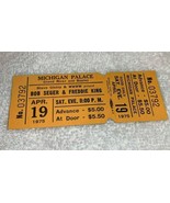 BOB SEGER &amp; THE SILVER BULLET BAND 1975 UNUSED TICKET DETROIT PALACE DRE... - £27.50 GBP
