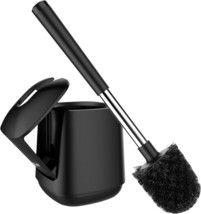 Premium Toilet Bowl Brush and Holder Automatic Toilet Brushes for Bathroom with  - £19.61 GBP