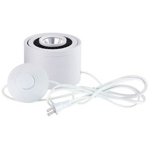 Led Accent Uplight With White Foot Switch Portable Spot Light 5W Led Barrel Type - £56.61 GBP