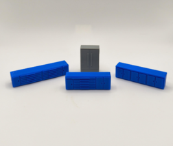 1:64 Diecast 3D printed diorama items 4 pieces of furniture Blue - $5.25