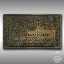Vintage Belt Buckle Anheuser Busch Budweiser A-168 King Of Beers Made In The USA - £14.58 GBP