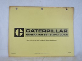 Caterpillar Generator Set Sizing Guide Workbook - €8,39 EUR