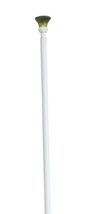 1/2&quot; Diameter Complete Drapery Curtain Rod Set Size 28-48 inches White w... - $11.75