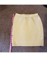 Vintage 80&#39;s Donna st John Marie Grigio Giallo Maglia Senape Corta 2 Pic... - $52.35 CAD