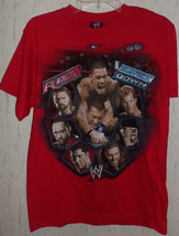 NWT BOYS WWE SMACK DOWN RAW RED NOVELTY T-SHIRT   SIZE 14/16 - $18.65