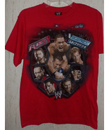 NWT BOYS WWE SMACK DOWN RAW RED NOVELTY T-SHIRT   SIZE 14/16 - $18.65