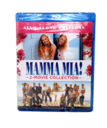Mamma Mia! &amp; Mamma Mia! Here We Go Again Blue Ray + Digital Sing-Along E... - £10.37 GBP