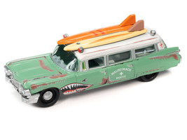 1950 Mercury Woody Wagon Matt Black w/ Wood Panels Nomad Surf Shop &amp; 1959 Cadill - £20.98 GBP