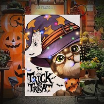 Halloween Decorative Garden Flag Sets, Double Sided Jack O Lantern Pumpkins Yard - £23.58 GBP