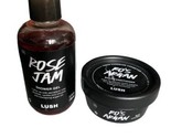 Lush Body Conditioner Ro&#39;s Argan and Rose Jam Shower Gel Gift Set NEW - $32.48