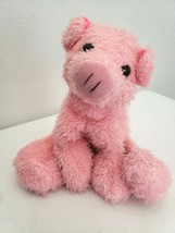 Kuddle Me Toys Pig Plush Stuffed Animal Solid Pink Floppy Legs Rattles - £19.74 GBP