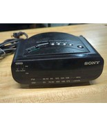 Sony Dream Machine ICF-C212 AM FM Alarm Digital Clock Radio Black Antenn... - $19.80