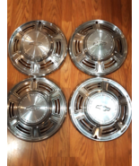 SET OF 4 OEM 1970 CHEVROLET MOTOR DIVISION CHEVELLE NOVA HUBCAPS FREE SH... - £108.60 GBP