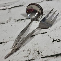 1847 Rogers Bros SEA ISLAND International Stainless Serving Fork and Ladle - £9.34 GBP