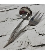 1847 Rogers Bros SEA ISLAND International Stainless Serving Fork and Ladle - £9.30 GBP