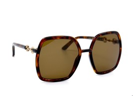 New Gucci GG0890S 002 Havana Brown Authentic Sunglasses 55-19 W/CASE - £206.92 GBP