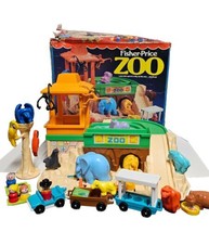VTG 1985 Fisher-Price Little People #916 Play Family Zoo w/Original Box COMPLETE - £59.97 GBP