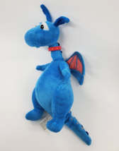 Disney Doc McStuffins Stuffy Blue Dragon Red Collar Plush 8&quot; Stuffed Toy B96 - £7.86 GBP