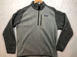 Patagonia Better Sweater 25523 Nickel Forge Grey 1/4 Zip Pullover Top Me... - $1,348.29 MXN
